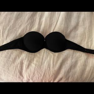 Victoria’s Secret black strapless bra